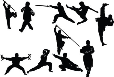 Kungfu collection clipart