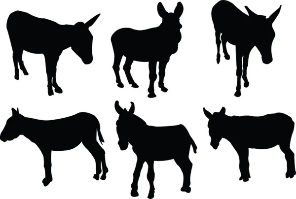 ᐈ Donkey silhouette stock images, Royalty Free donkey silhouette ...