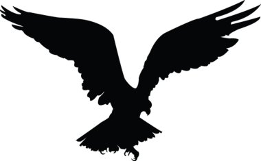 Eagle silhouette clipart