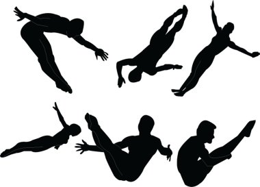 Diving collection clipart