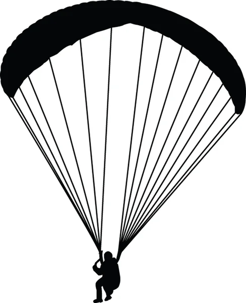 Paragliding — Stock Vector