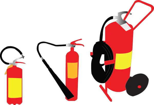 Ilustração do extintor de incêndio — Vetor de Stock