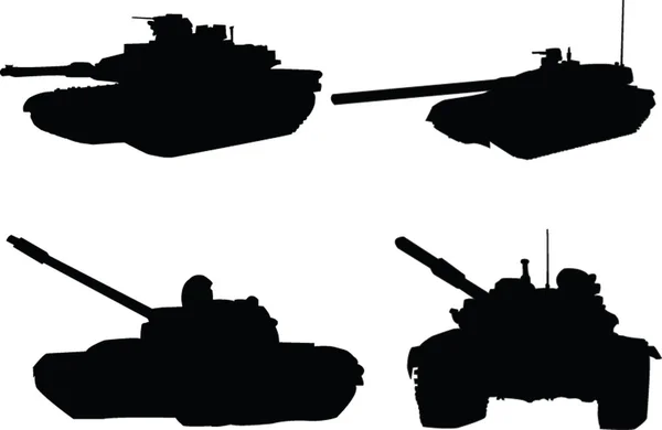 坦克集合 — 图库矢量图片