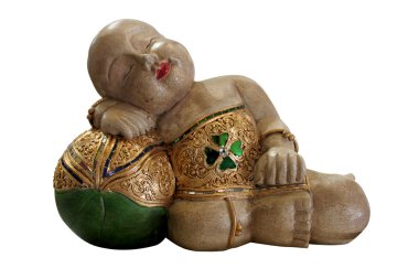 Sleeping Buddha clipart