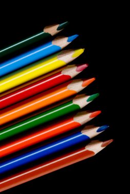 Colour pencils clipart