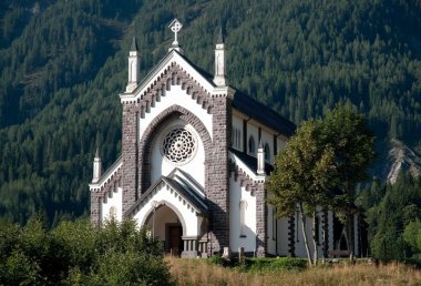 küçük İtalyan Kilisesi - dolomites, İtalya