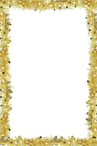 Guld glitter, isolerade. — Stockfoto
