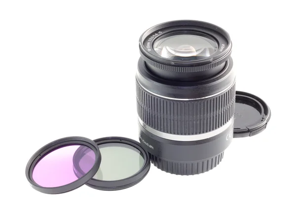 Foto-lens, filter geïsoleerd. — Stockfoto