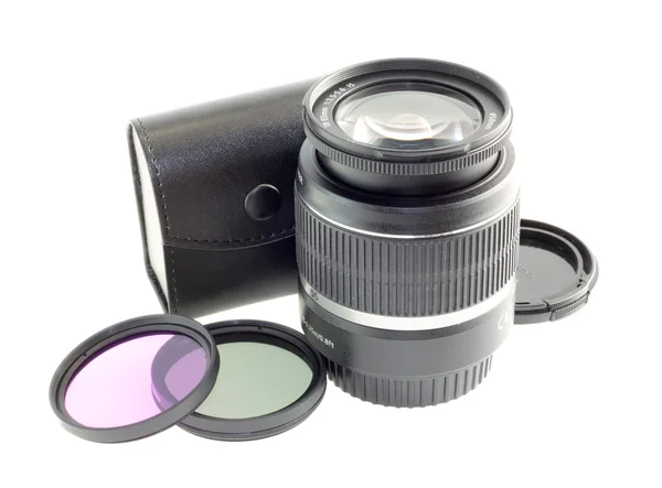 Foto-lens, filter geïsoleerd. — Stockfoto