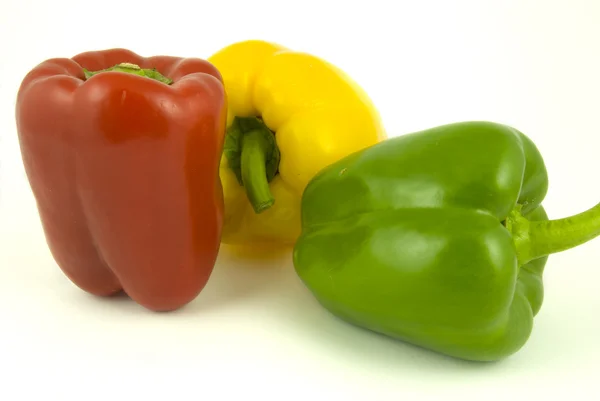 Three bell peppers — Stock Photo, Image