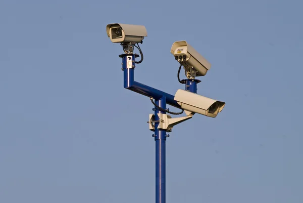Câmeras de vigilância de vídeo — Fotografia de Stock