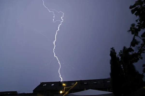 stock image Thunderstorm in the Netherlands