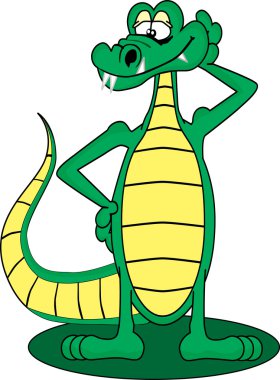 Cartoon Gator clipart