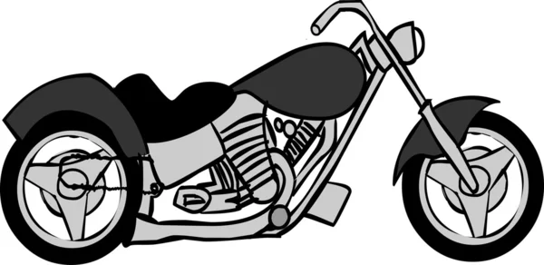 Motociclista dos desenhos animados bonito velho