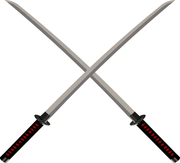 Çapraz kılıç — Stok Vektör