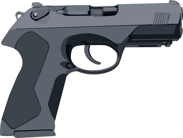 Pistola padrão cinza —  Vetores de Stock