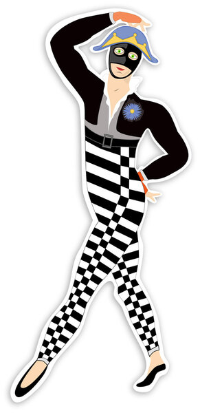 Masked Performer in Pose