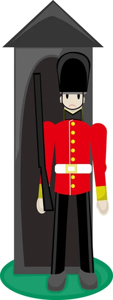 Britische königliche Garde — Stockvektor
