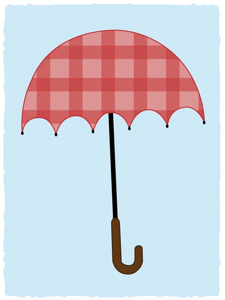 Abstraktní pozadí otevřené deštník — Stockový vektor