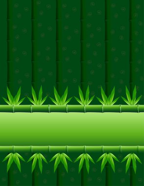 Bamboo Stripe Horizontal Tile clipart