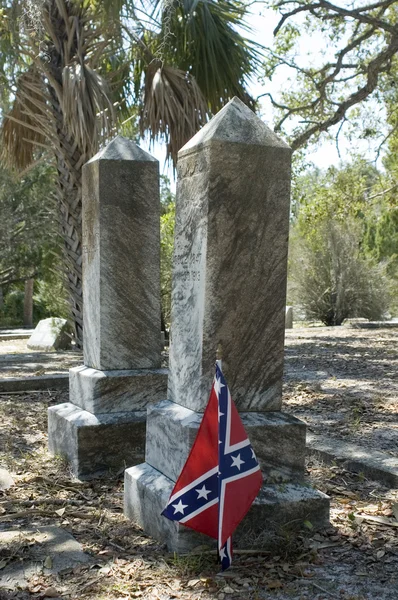 Konfederační hrob — Stock fotografie