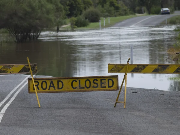 stock image Road closed sign