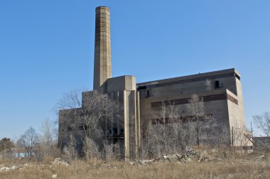 terk edilmiş endüstriyel fabrika