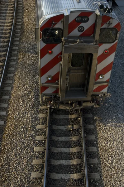 Pociągiem podmiejskim — Zdjęcie stockowe