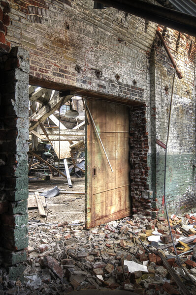 Brick Opening and Door