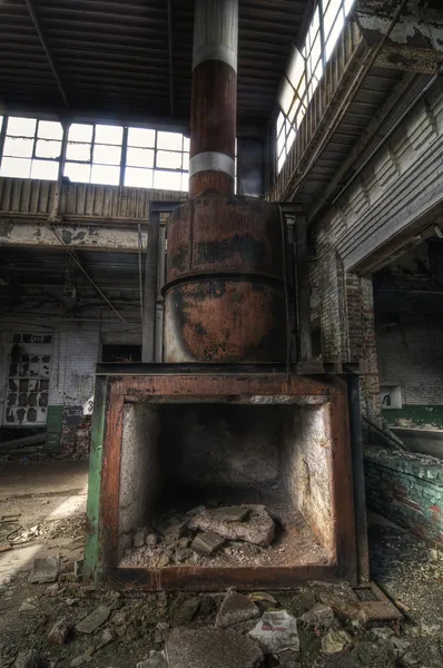 工业煤炉 — 图库照片