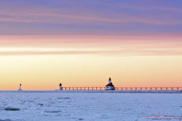 Winter Lighthouse — Stock Photo, Image