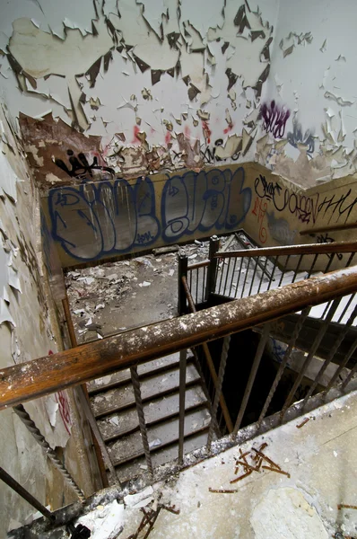 放棄された階段 — ストック写真
