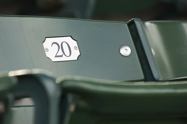 Green Stadium Seat — Stock Photo, Image