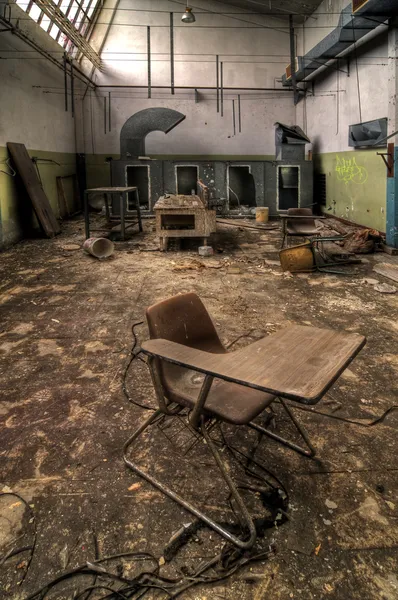 Klassenzimmer-Stuhl — Stockfoto