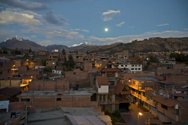 Huaraz à noite — Fotografia de Stock