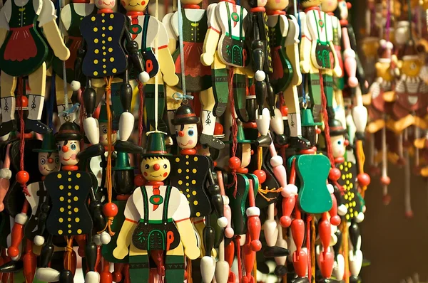 Brinquedos de madeira — Fotografia de Stock
