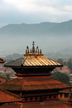 Morning of durbar square,nepal clipart