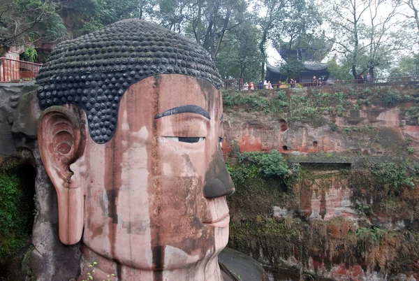 Leshan Giant Buddha in Mt.Emei of china — Stock Photo, Image