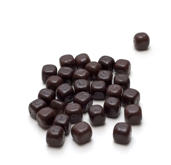 Dark chocolate isolated — Stock Photo, Image
