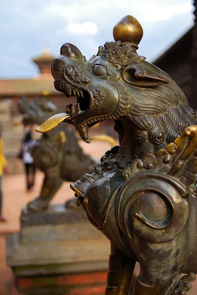 Régi Nepál szobor — Stock Fotó