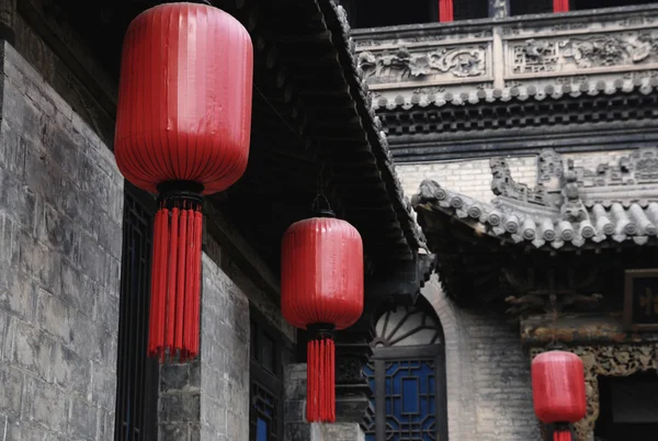 Chinesische rote Laternen zum chinesischen Neujahr — Stockfoto