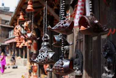 Wooden fish Sculpture of bhaktapur,nepal clipart