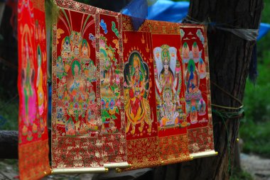 Thangka of Tibetan Buddhism clipart