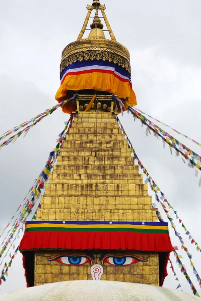 Bodhnath stuba v kathmandu Nepál — Stock fotografie