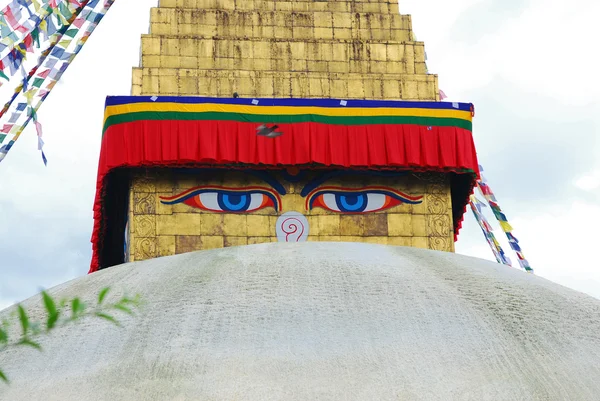 Bodhnath stuba w Katmandu Nepal — Zdjęcie stockowe