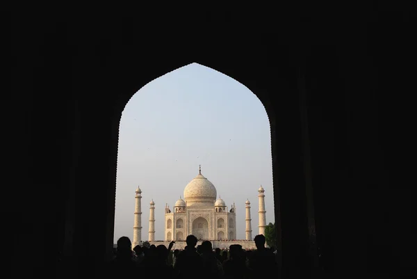 Taj Mahal-panorama — Stockfoto
