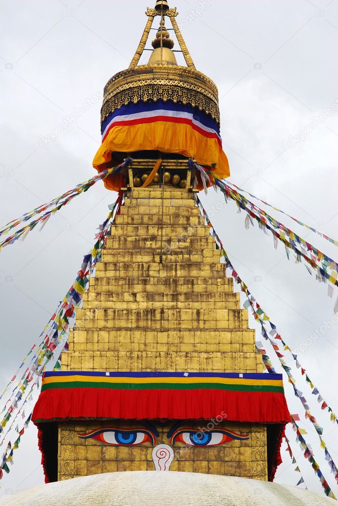 Bodhnath stuba in kathmandu nepal