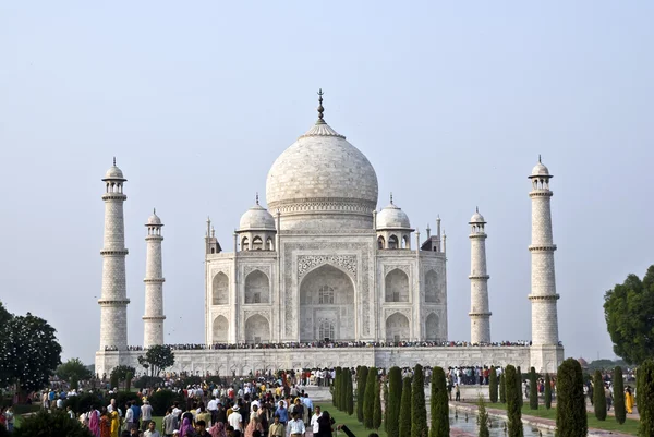 Panorama di Taj mahal — Foto Stock