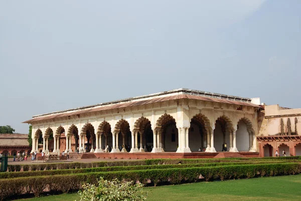Hall en portiek van agra fort india — Stockfoto