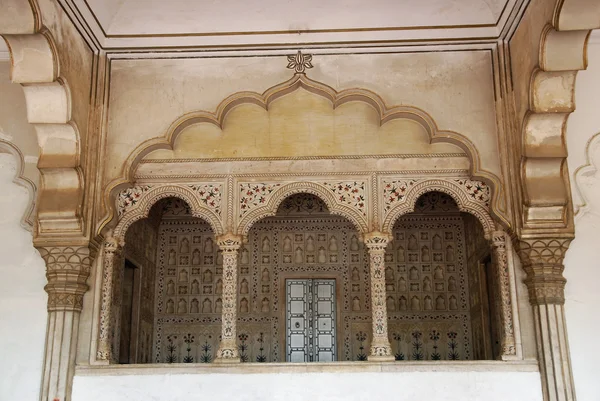 Hall and porch of Agra Fort India — Stock Photo, Image